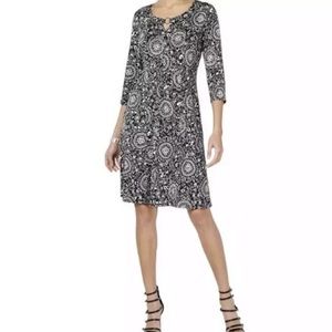 NWT NY Collection Petite 3/4 Length Sleeved Dress, MP